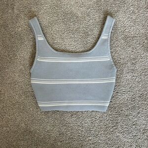Blue Striped Women's Top